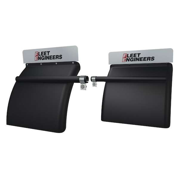 Fleet Engineers Fender Set, Quarter, Std, Pkg Set, Polypropylene Black Plastic 031-01636 - main